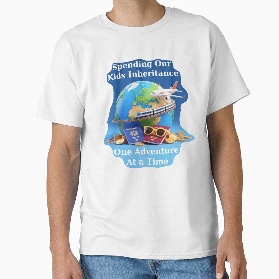 Spending Kids Inheritance, One Adventure by Global Nomad T-Shirts, Hoodie, Sweatshirt | BlankRebels.com (Image 1)