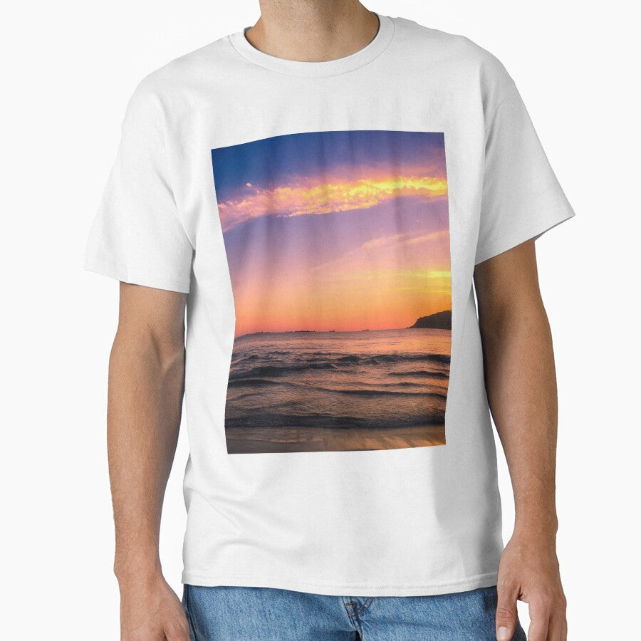 Beautiful Sunset Ocean by newburyboutique T-Shirts, Hoodie, Sweatshirt | BlankRebels.com (Image 1)