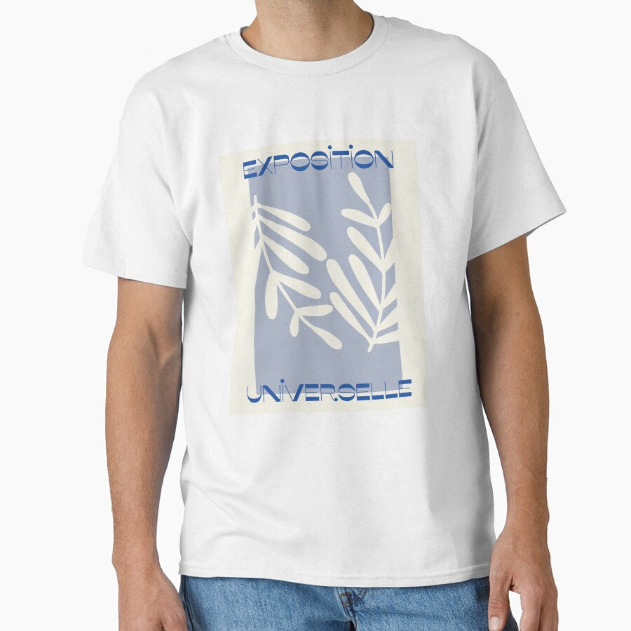 Abstract Modern Blue Shapes Leafs by MarcelleDesign T-Shirts, Hoodie, Sweatshirt | BlankRebels.com (Image 1)