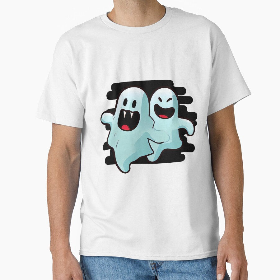 Cute Ghosts Friends Funny Halloween by PetShopShirts T-Shirts, Hoodie, Sweatshirt | BlankRebels.com (Image 1)