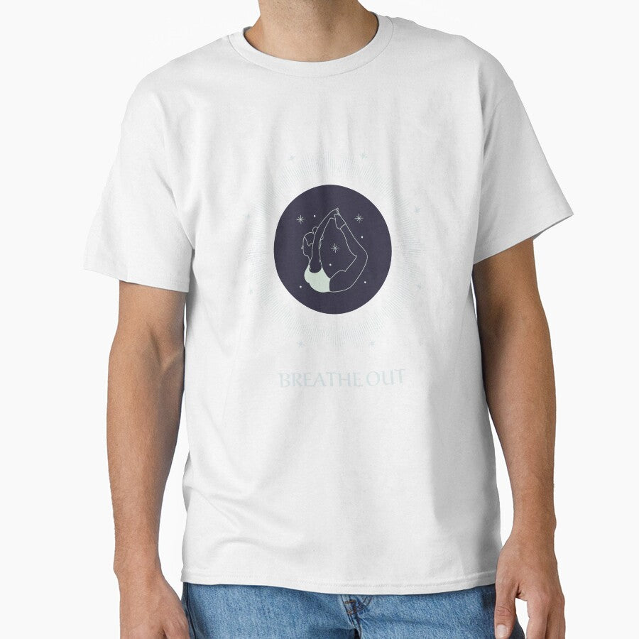 BREATH OUT YOGA GIRL by Ashalcheema T-Shirts, Hoodie, Sweatshirt | BlankRebels.com (Image 1)