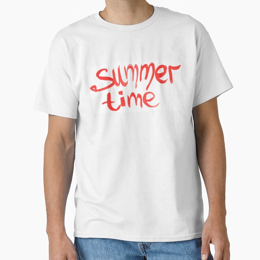 Custom hand lettering | summer time by lausn T-Shirts, Hoodie, Sweatshirt | BlankRebels.com (Image 1)