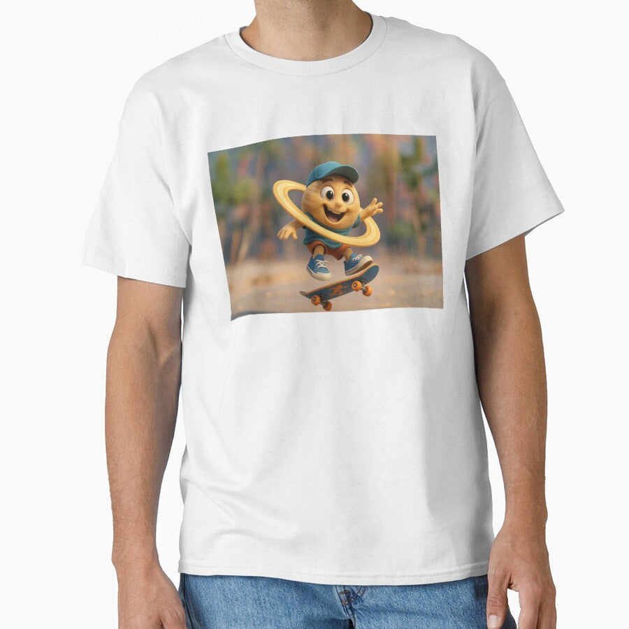 Skater Planet Saturn by Sillytoe T-Shirts, Hoodie, Sweatshirt | BlankRebels.com (Image 1)