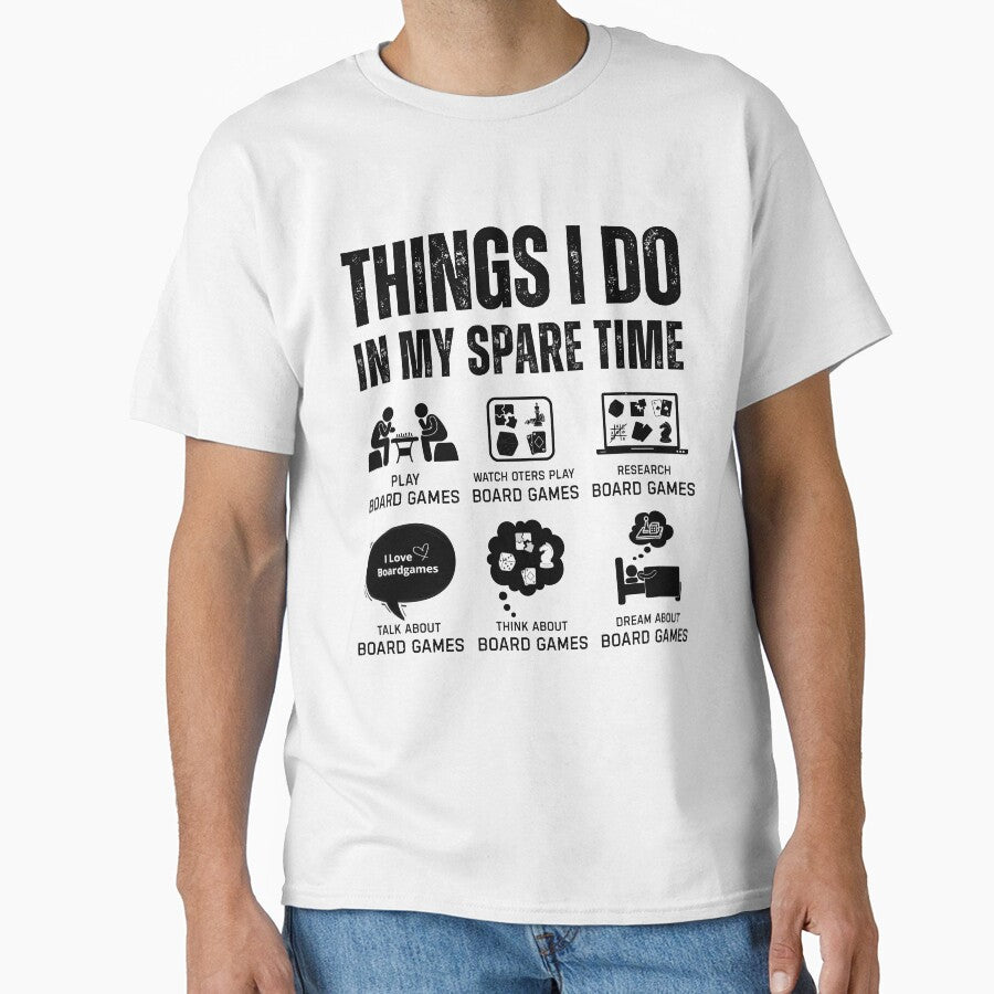 Things I Do in My Spare Time – Board Game Lover Checklist by BMLprint ⭐⭐⭐⭐⭐ T-Shirts, Hoodie, Sweatshirt (Image 1)