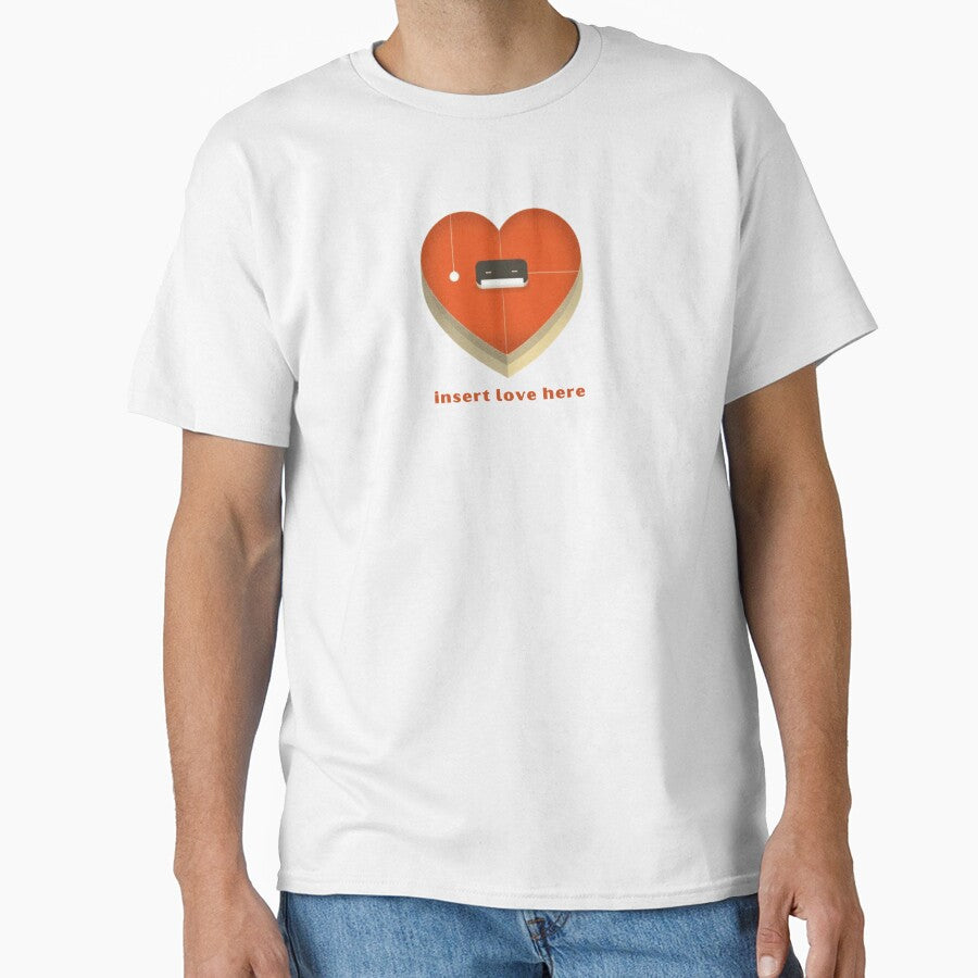 Insert Love Here - Cute Pun | TeeHee Puns Funny Design by TeeHee Puns