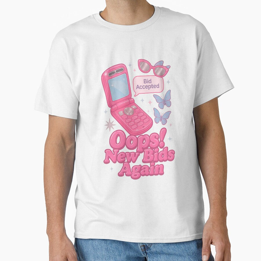 New Bids Again – Y2K Sorority Flip Phone Sticker by summer-loving T-Shirts, Hoodie, Sweatshirt | BlankRebels.com (Image 1)