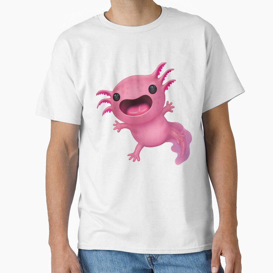 Adorable kawaii Axolotl by Omar-Ero T-Shirts, Hoodie, Sweatshirt | BlankRebels.com (Image 1)