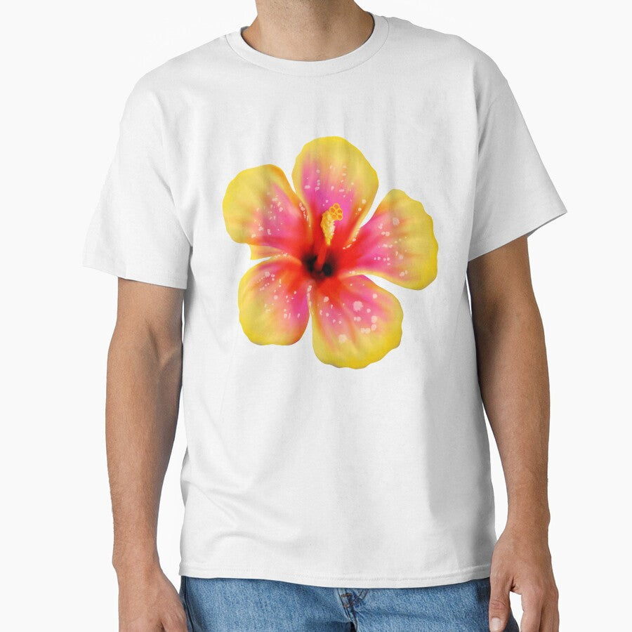 Yellow Hawaiian Flower by BlissfulBean T-Shirts, Hoodie, Sweatshirt | BlankRebels.com (Image 1)