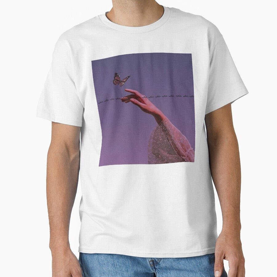 Aesthetic skies and butterfly by Mayuri Juyal T-Shirts, Hoodie, Sweatshirt | BlankRebels.com (Image 1)