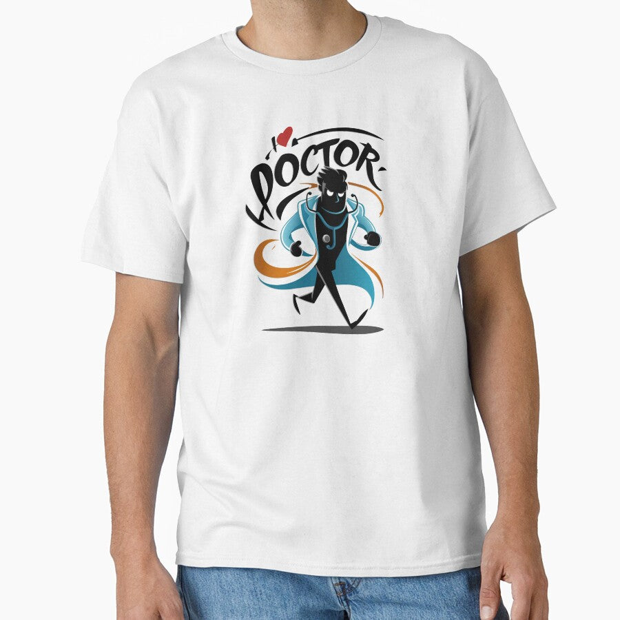 I Love Doctor With Illustration by Itsheartshop T-Shirts, Hoodie, Sweatshirt | BlankRebels.com (Image 1)