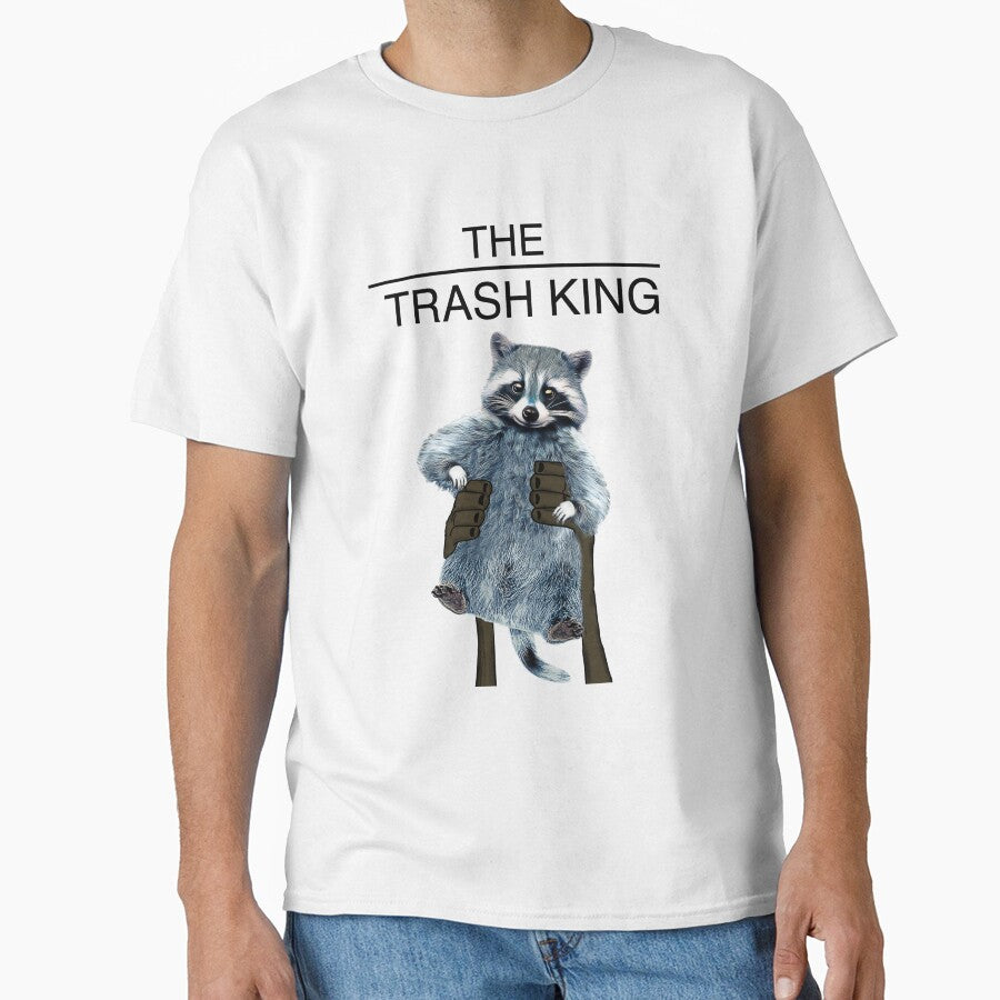 Cute Raccoon Trash Panda Trash King by TeeARTHY T-Shirts, Hoodie, Sweatshirt | BlankRebels.com (Image 1)