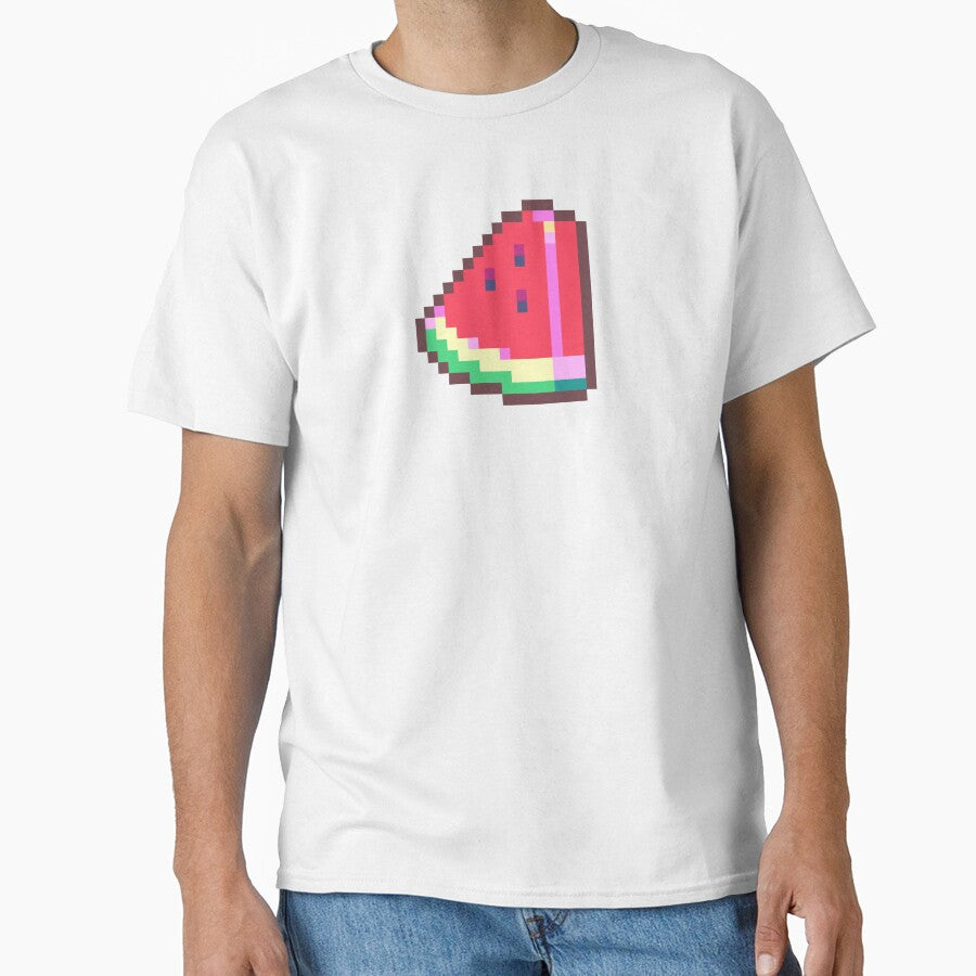 pixel watermelon by PixelArtiste T-Shirts, Hoodie, Sweatshirt | BlankRebels.com (Image 1)