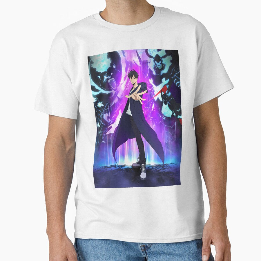 Sung Jinwoo: Shadow Monarch's Call by HarlwisArt T-Shirts, Hoodie, Sweatshirt | BlankRebels.com (Image 1)