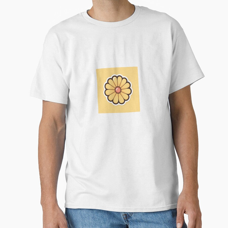 Yellow Flower – Groovy Cute Sticker by Jiyahh T-Shirts, Hoodie, Sweatshirt | BlankRebels.com (Image 1)