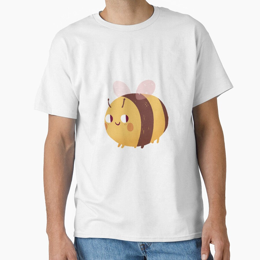 Cute Illustrated Bumble Bee Design by DustandMarbles T-Shirts, Hoodie, Sweatshirt | BlankRebels.com (Image 1)