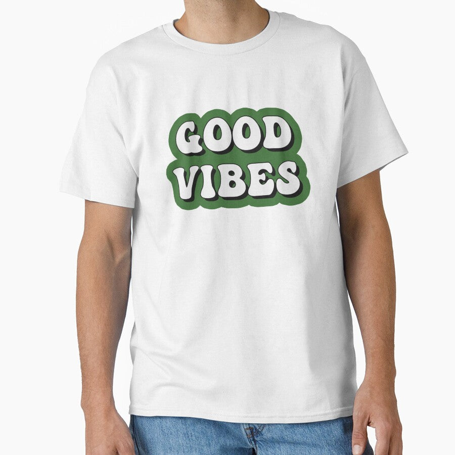 Cool Good Vibes retro word aesthetic by Atlantico54 T-Shirts, Hoodie, Sweatshirt | BlankRebels.com (Image 1)