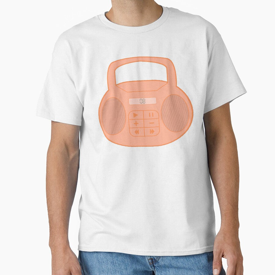 Early 2000s Aesthetic Y2K Peach Boom Box by Creations-By-Em T-Shirts, Hoodie, Sweatshirt | BlankRebels.com (Image 1)