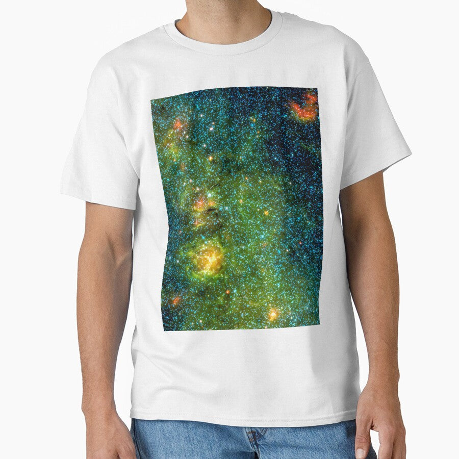 Green Star Galaxy by newburyboutique T-Shirts, Hoodie, Sweatshirt | BlankRebels.com (Image 1)