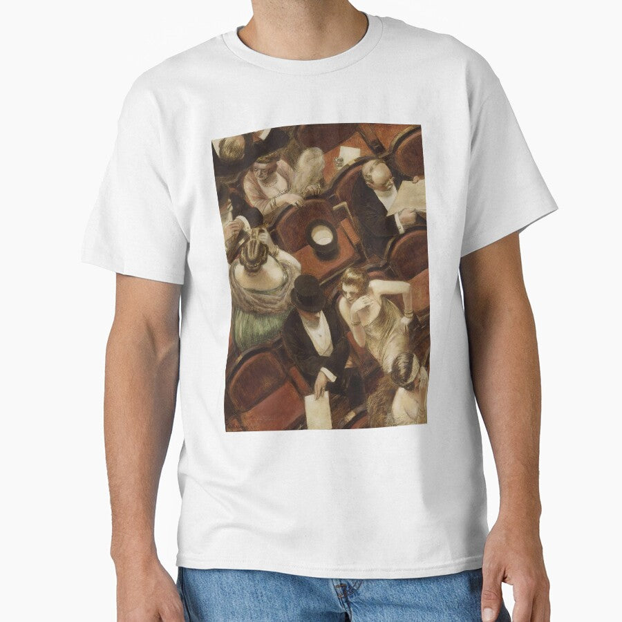 A Night at The Theatre | Restored Vintage Oil Painting by archerfield T-Shirts, Hoodie, Sweatshirt (Image 1)