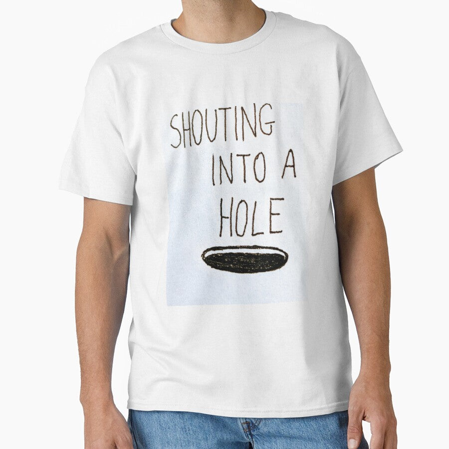 Shouting Into A Hole Drawing by arfff T-Shirts, Hoodie, Sweatshirt | BlankRebels.com (Image 1)