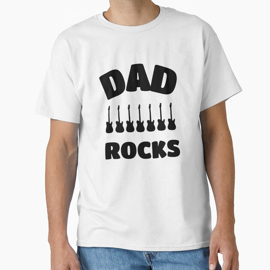 Fathers Day Rock And Roll Dad by Sartoris Art T-Shirts, Hoodie, Sweatshirt | BlankRebels.com (Image 1)