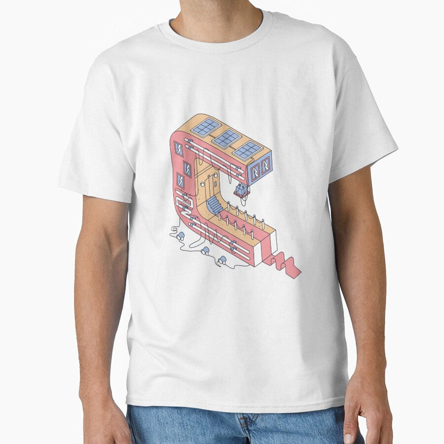 Pastel Retro Letter C by CynthSky T-Shirts, Hoodie, Sweatshirt | BlankRebels.com (Image 1)