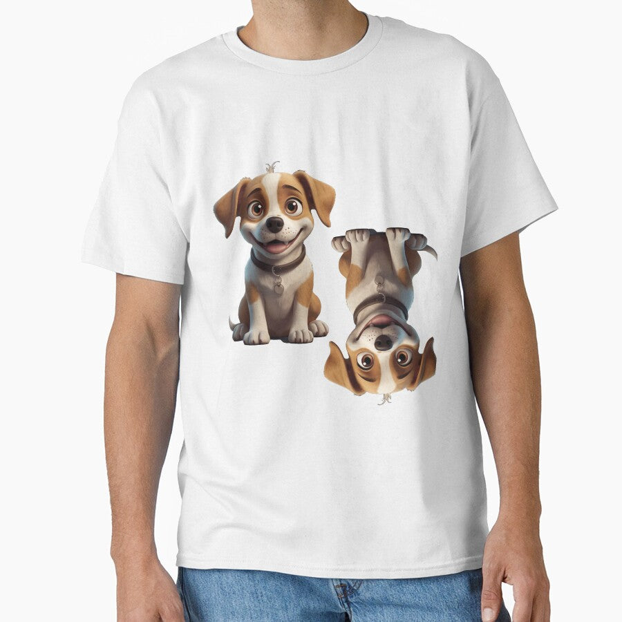 upside down dogs by Pragya Dureja T-Shirts, Hoodie, Sweatshirt | BlankRebels.com (Image 1)