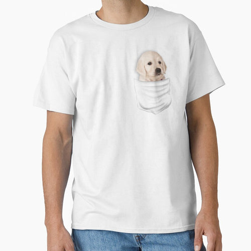 (For Bright Background) Golden In Pocket by More Cute Dogs T-Shirts, Hoodie, Sweatshirt | BlankRebels.com (Image 1)