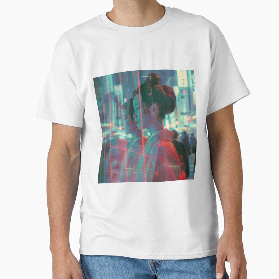 Shinto spirits in a high-tech cyberpunk Tokyo by deepglitchart T-Shirts, Hoodie, Sweatshirt | BlankRebels.com (Image 1)