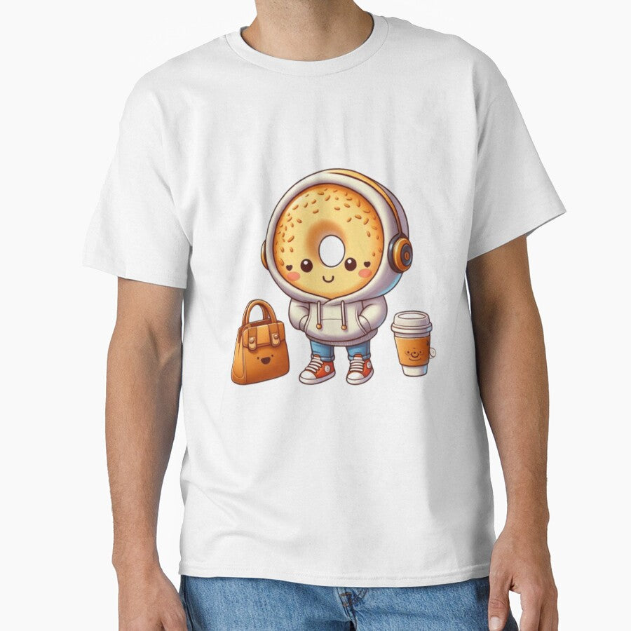 Bagel Boy in Hoodie by Marshcherokee T-Shirts, Sweatshirt | BlankRebels.com (Image 1)