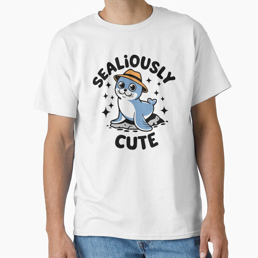 Sealiously Cute! Cute Seal Pun by PMCreative
