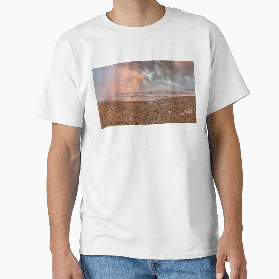 Charmouth Dorset Sunset Panorama by Londonimages T-Shirts, Hoodie, Sweatshirt | BlankRebels.com (Image 1)