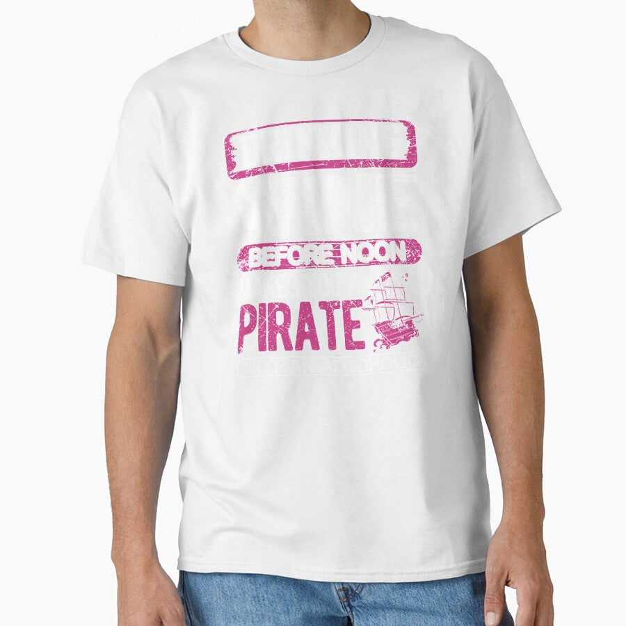 Funny Drinking Wine Before Noon Makes You a Pirate by christianadams