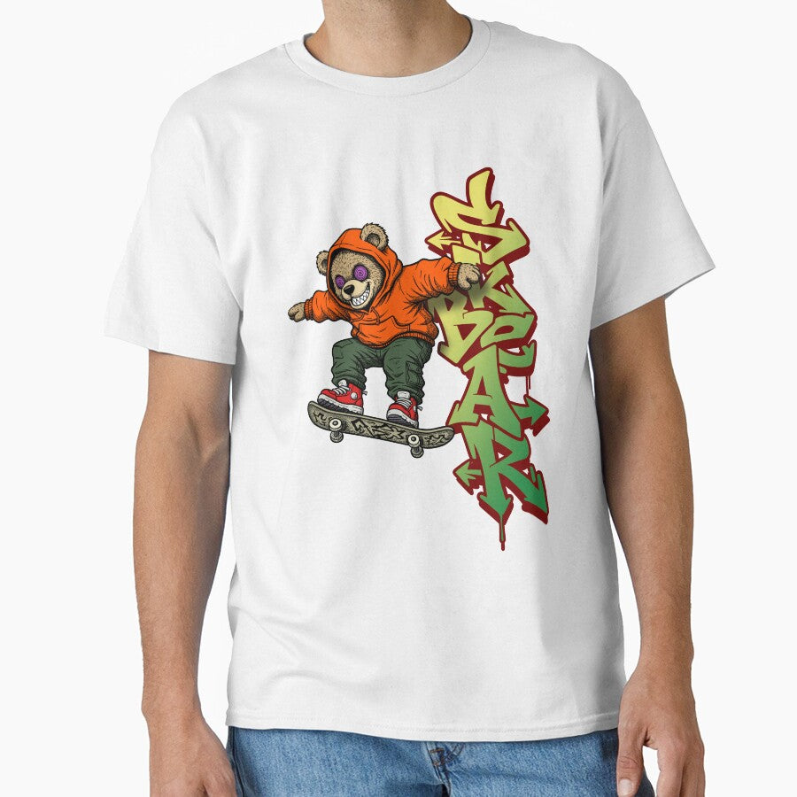 A bear on a skateboard by krabbaraban T-Shirts, Hoodie, Sweatshirt | BlankRebels.com (Image 1)