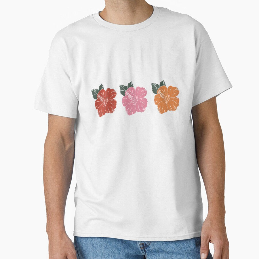 Hibiscus Flowers Colors by DesignPMG T-Shirts, Hoodie, Sweatshirt | BlankRebels.com (Image 1)