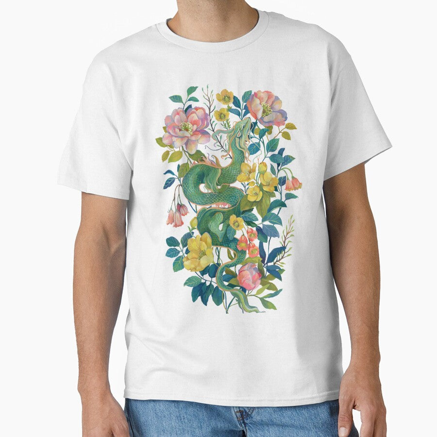Floral Dragon by claramcallister