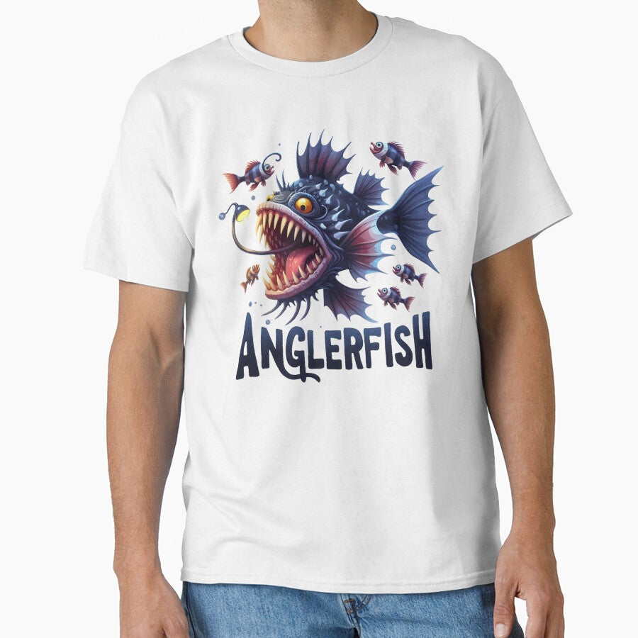 Ocean Creatures, Anglerfish Ocean Creatures by clintang T-Shirts, Hoodie, Sweatshirt | BlankRebels.com (Image 1)