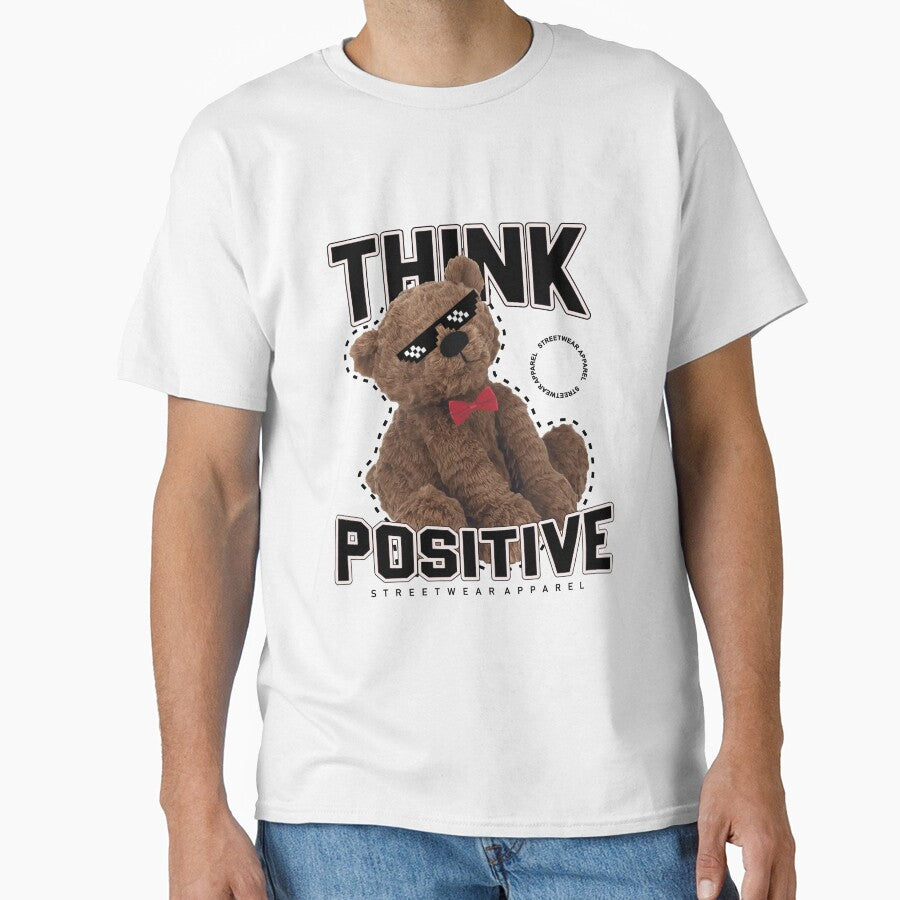 Think Positive by Youneek Designs T-Shirts, Hoodie, Sweatshirt | BlankRebels.com (Image 1)