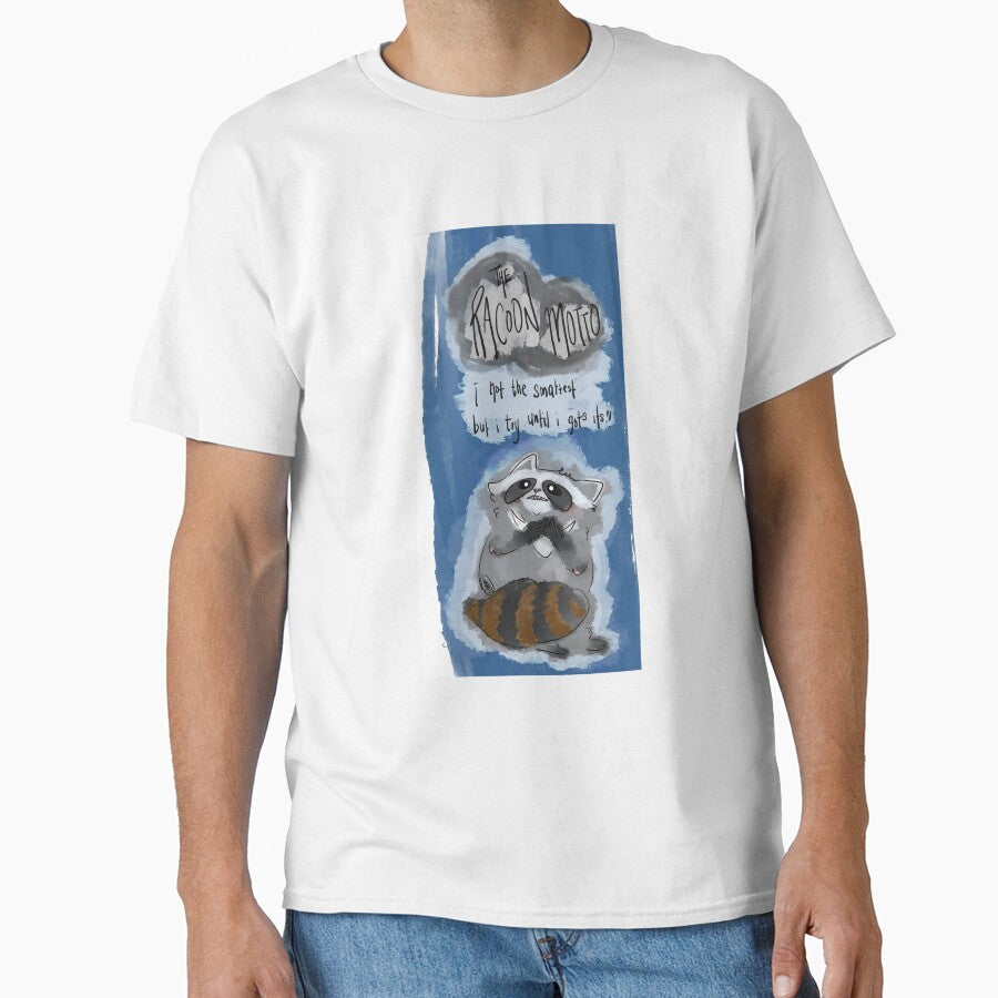 Raccoon motto by ZenPanda0 T-Shirts, Hoodie, Sweatshirt | BlankRebels.com (Image 1)