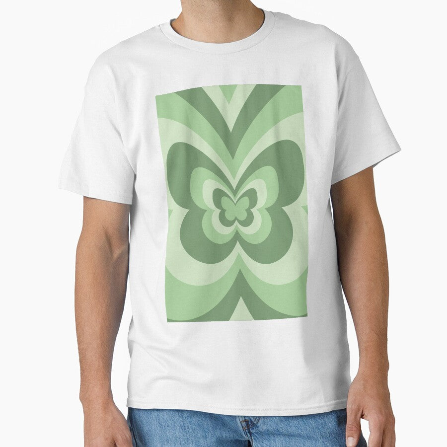 Green Butterfly Aesthetic by LinDraws T-Shirts, Hoodie, Sweatshirt | BlankRebels.com (Image 1)