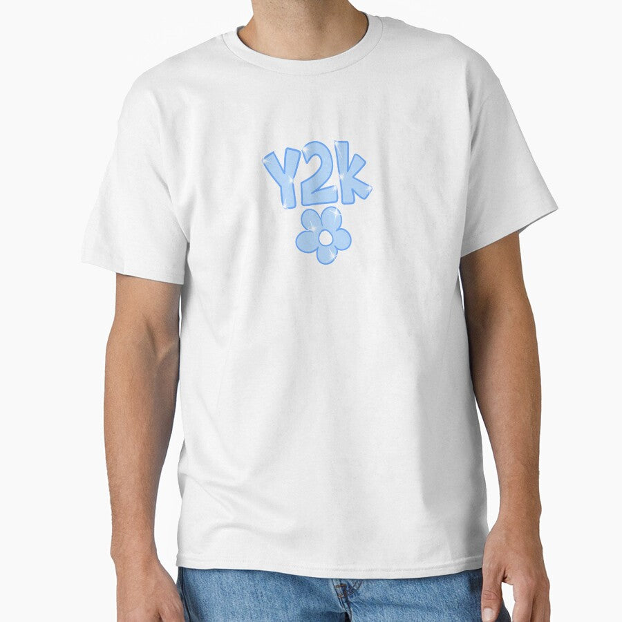 Blue Y2K Letters by gross-girl99 T-Shirts, Hoodie, Sweatshirt | BlankRebels.com (Image 1)