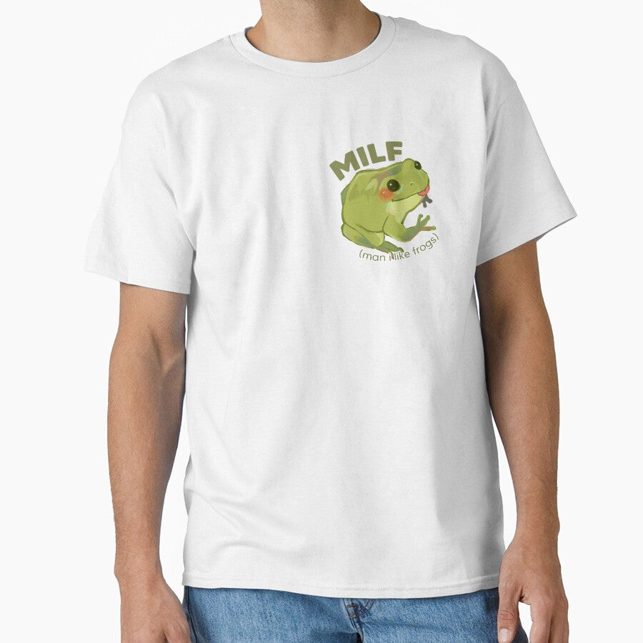 Man I Like Frogs Sticker by kworin T-Shirts, Hoodie, Sweatshirt | BlankRebels.com (Image 1)
