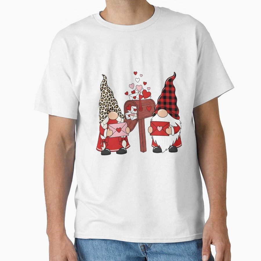 Valentine's Gnomes Love Letters Cute Valentines Day by KroghDs T-Shirts, Hoodie, Sweatshirt | BlankRebels.com (Image 1)
