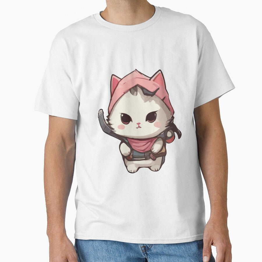 cute kawaii ninja cat girl by DunuStore T-Shirts, Hoodie, Sweatshirt | BlankRebels.com (Image 1)