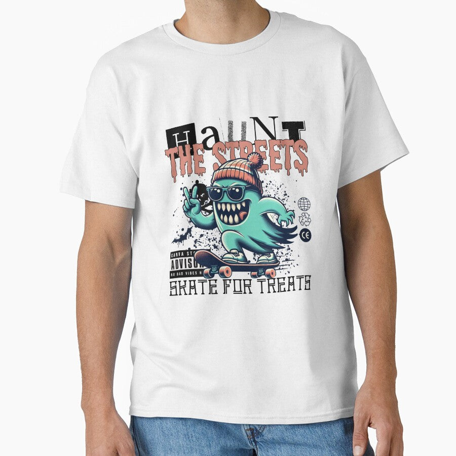 Haunt the streets, skate for treats by Peerless-Prime T-Shirts, Hoodie, Sweatshirt | BlankRebels.com (Image 1)