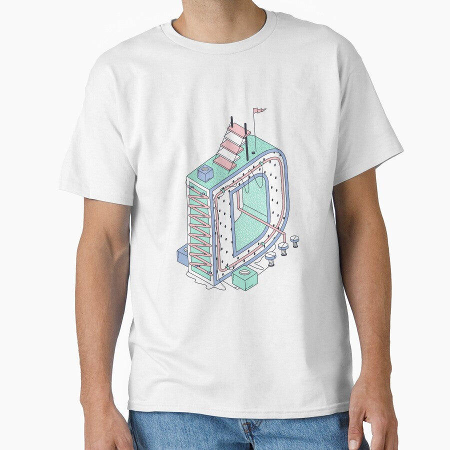 Pastel Retro Letter D by CynthSky T-Shirts, Hoodie, Sweatshirt | BlankRebels.com (Image 1)