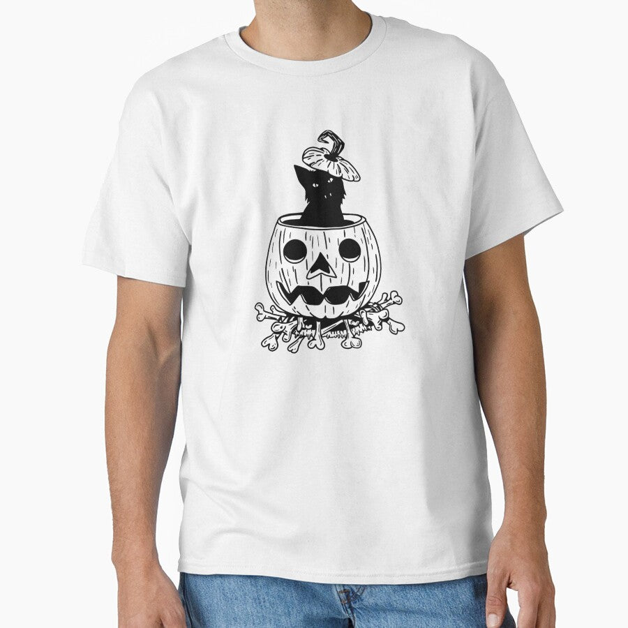 SPOOKY BLACK CAT by Tricia Robinson T-Shirts, Hoodie, Sweatshirt | BlankRebels.com (Image 1)