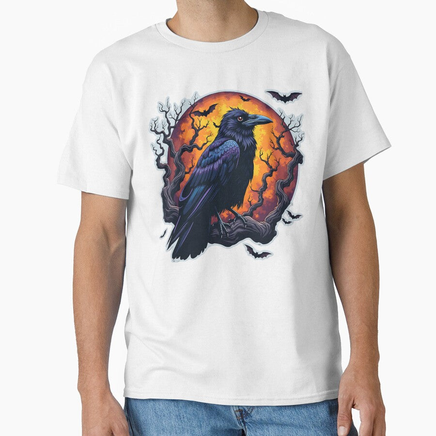 gothic crow by rajdigitalarts T-Shirts, Hoodie, Sweatshirt | BlankRebels.com (Image 1)