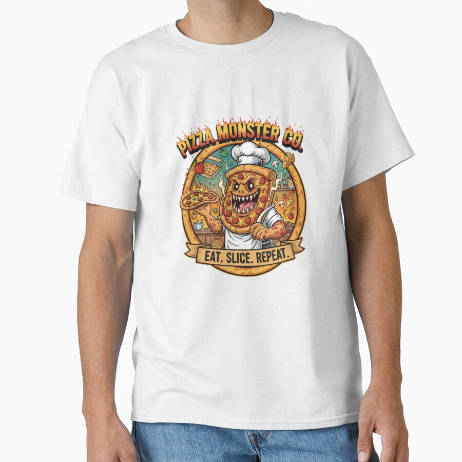 Pizza Lover Aesthetic | Cute & Funny Pizza Illustration by Wear Sculpt T-Shirts, Hoodie, Sweatshirt (Image 1)