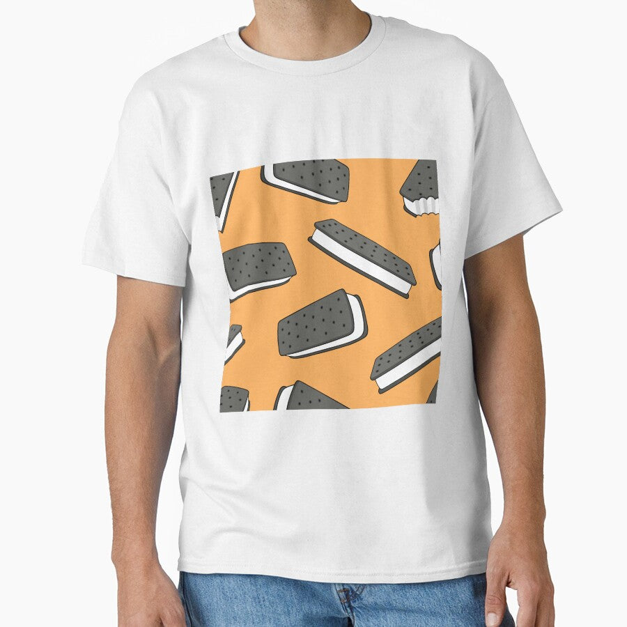 ice cream sandwich - orange by littlearrow